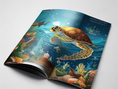 海产品公司画册设计图，画册设计与文化传递的深层内涵